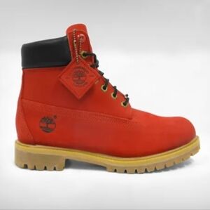Limited Edition Red Timberland 6" Boots